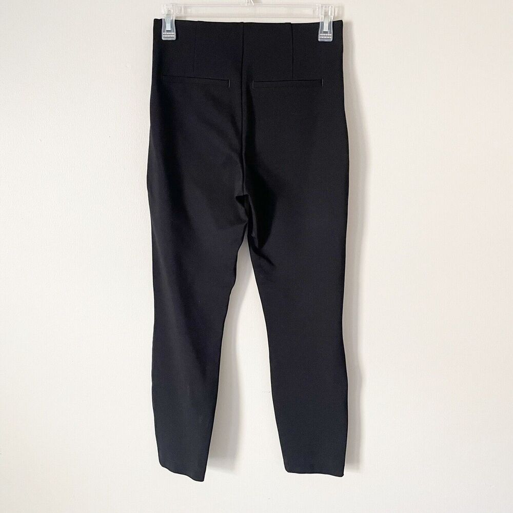 Spanx Size S Black White Piping The Perfect Pant High Rise Ankle Leggings - Picture 3 of 8